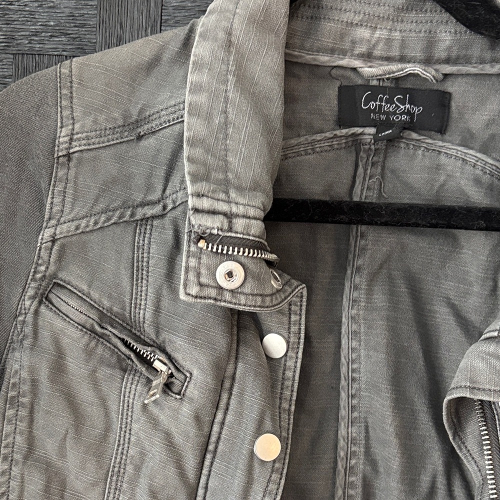 Gray Utility Jacket - Picture 3 of 3
